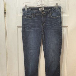 Paige Kylie Crop Blue Denim Jeans Women's Size 28